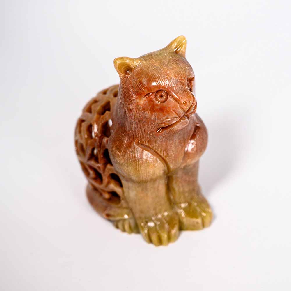 Speckstein Katze-klein